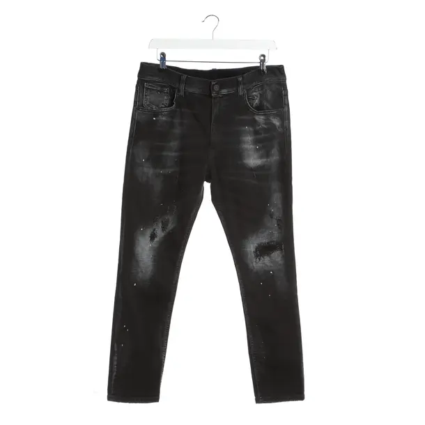 Jeans Slim Fit in Schwarz, Baumwolle, Dondup