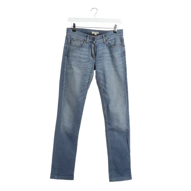 Jeans Straight Fit in Blau, Baumwolle, Burberry London