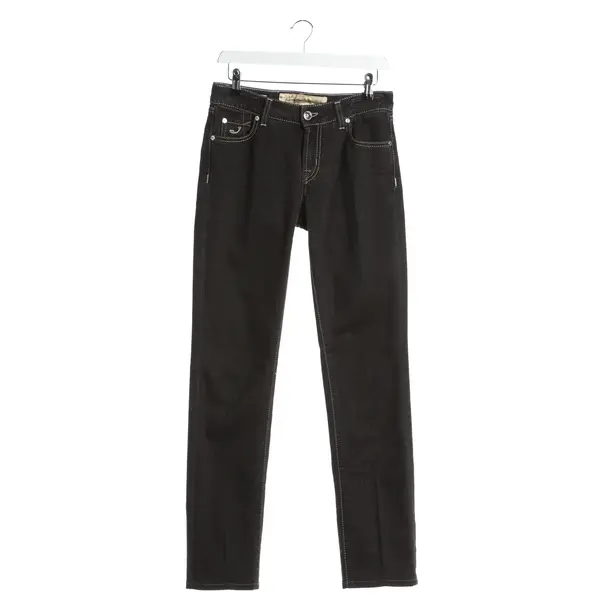 Jeans Straight Fit in Schwarz, Baumwolle, Jacob Cohen