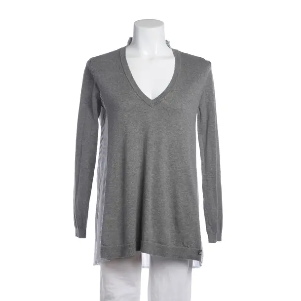 Blouse in Gray, Cotton, Twin Set