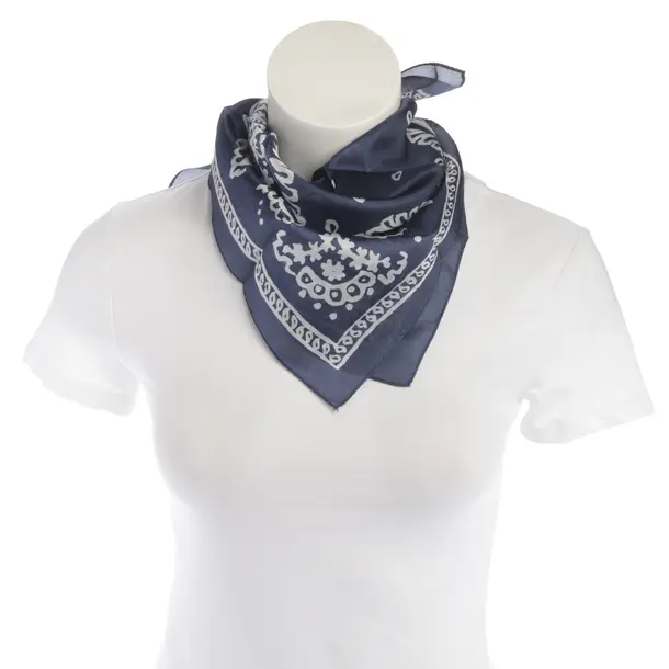 Shawl, in Blue, Silk, Jacob Cohen