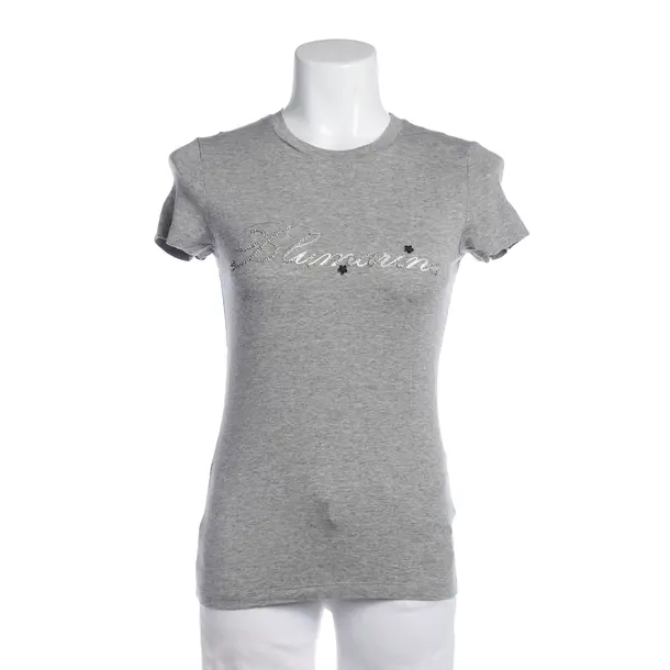 Shirt in Grau, Viskose, Blumarine