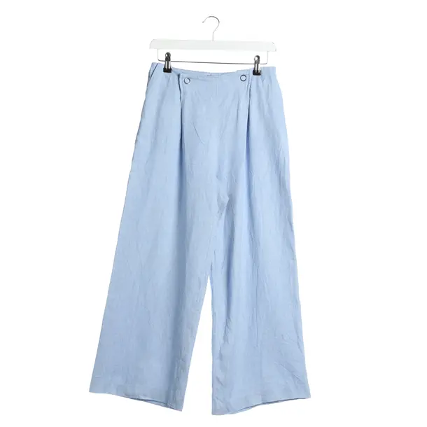 Pantaloni, in Azzurro, Lino, Hugo Boss