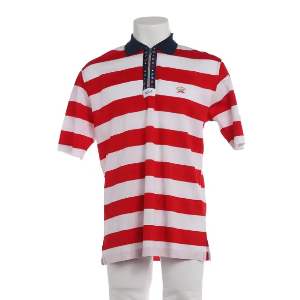 Poloshirt in Rot, Baumwolle, Paul & Shark