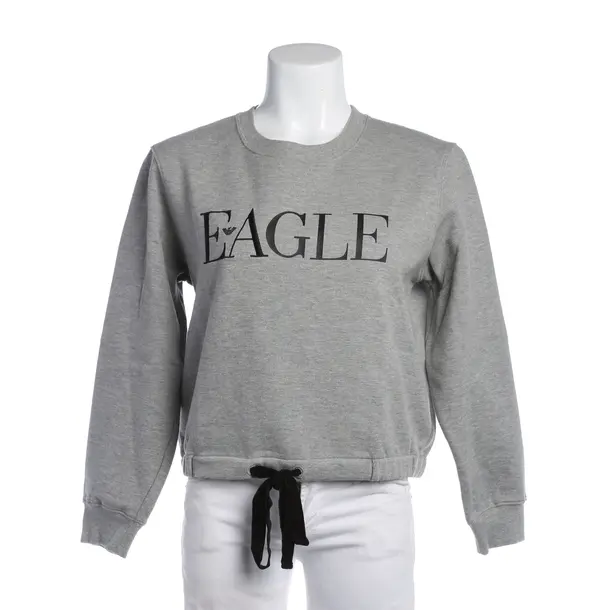 Sweatshirt in Grau, Baumwolle, Emporio Armani