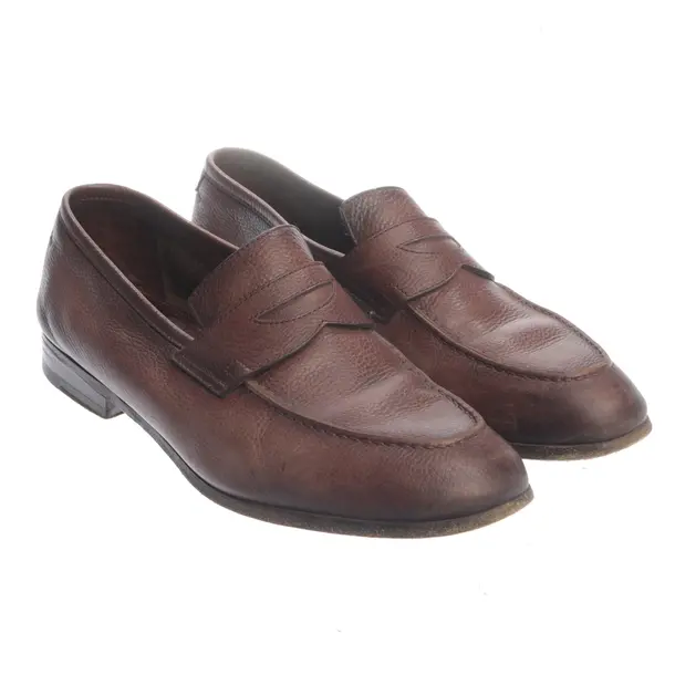 Loafers in Brown, , Santoni