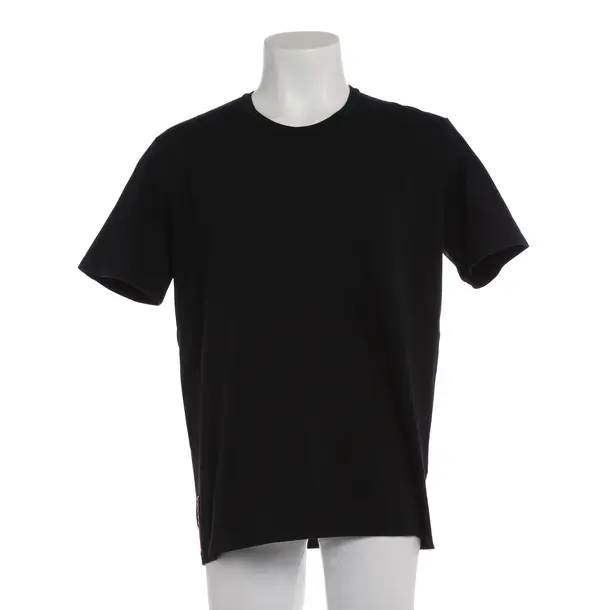 T-Shirt, in Schwarz, Baumwolle, Prada Linea Rossa