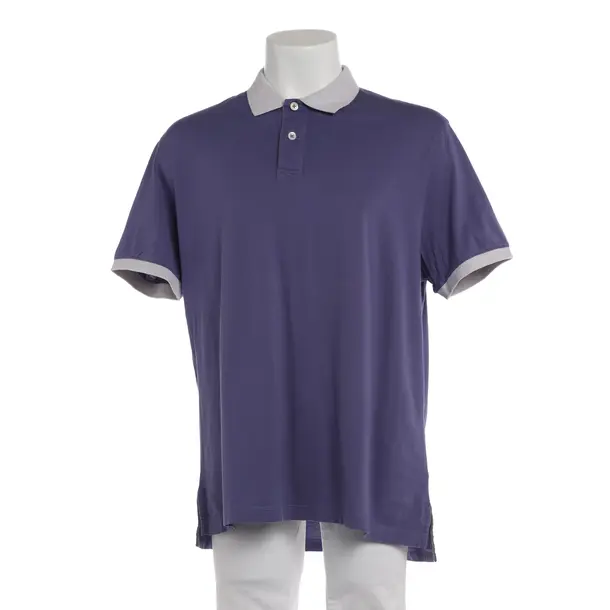 Poloshirt in Lila, Baumwolle, Brunello Cucinelli
