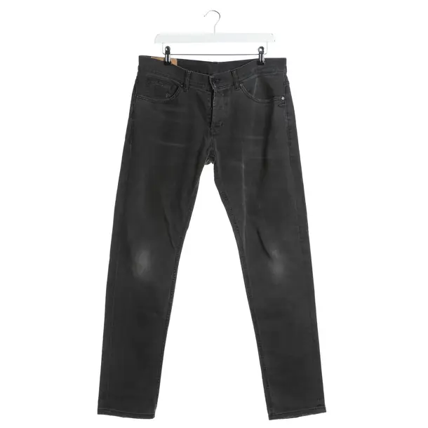 Jeans Straight Fit in Grau, Baumwolle, Dondup