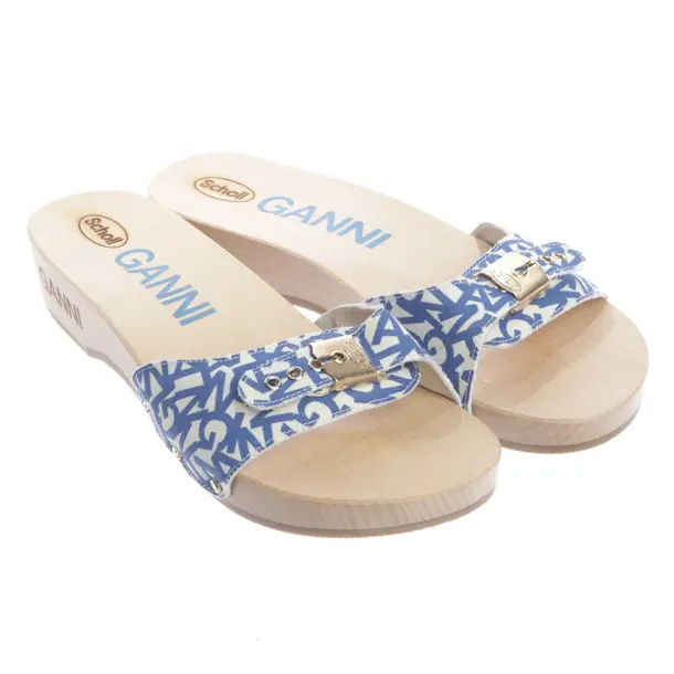 Sandalen in Blau, , Ganni