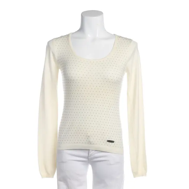 Longsleeve in Weiß, Viskose, Versace Jeans Couture