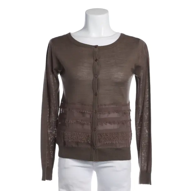 Strickjacke in Braun, Wolle, Twin Set