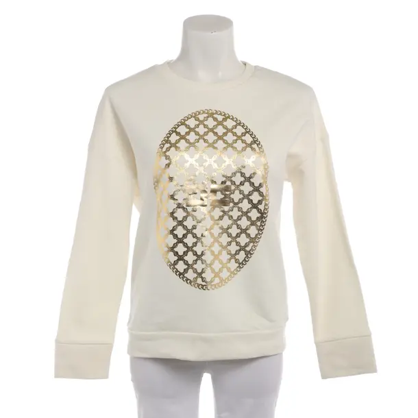 Sweatshirt in White, Cotton, Elisabetta Franchi