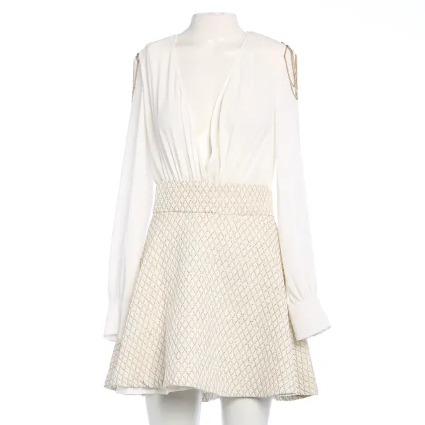 Cocktail Dress in White, Polyester, Elisabetta Franchi