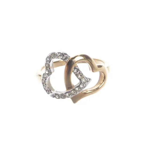 Ring in Metallic, Metall (metallisch, metallisiert), Swarovski