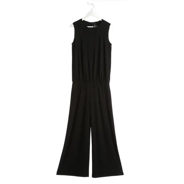 Overall in Black, Polyester, Norma Kamali