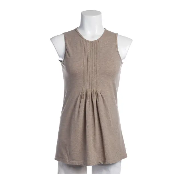 Top in Braun, Baumwolle, Brunello Cucinelli