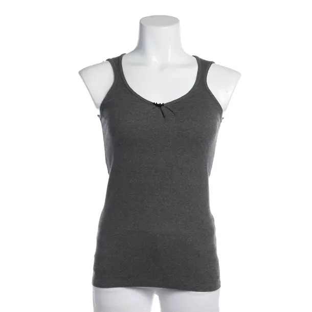Top in Grau, Baumwolle, Brunello Cucinelli