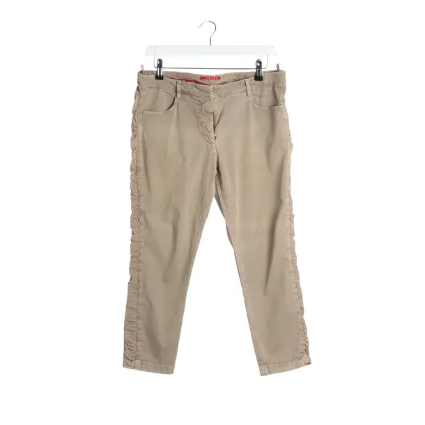 Hose in Weiß, Baumwolle, Prada Linea Rossa