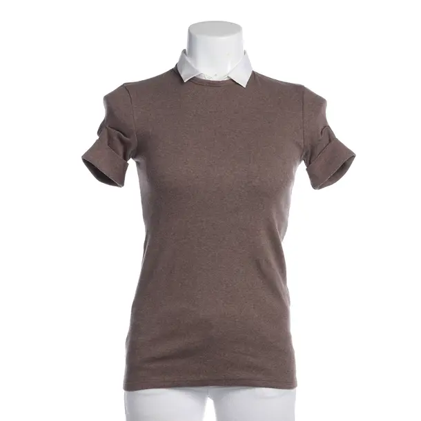Polo Shirt in Brown, Cotton, Brunello Cucinelli