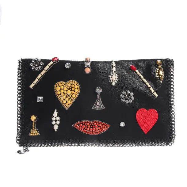 Clutch Bag, in Multicolored, Polyamide, Stella McCartney