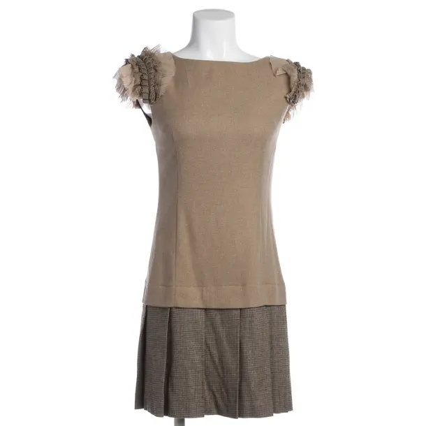 Kleid in Braun, Wolle, Ermanno Scervino