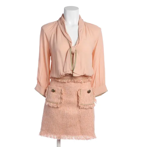 Kleid, in Apricot, Baumwolle, Elisabetta Franchi