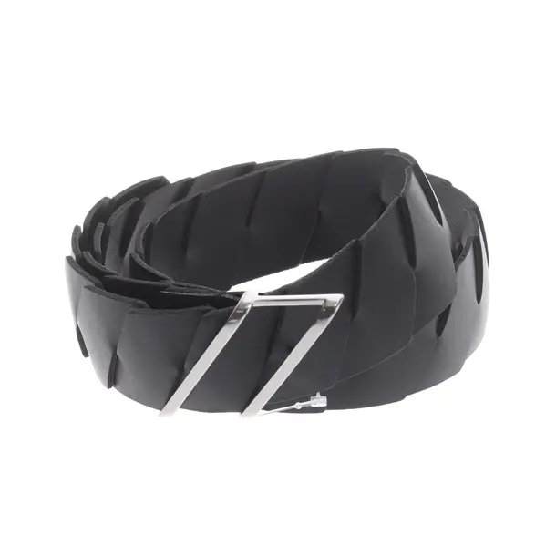 Gürtel in Schwarz, Leder, Bottega Veneta