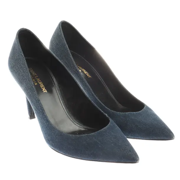 Pumps in Blue, , Saint Laurent