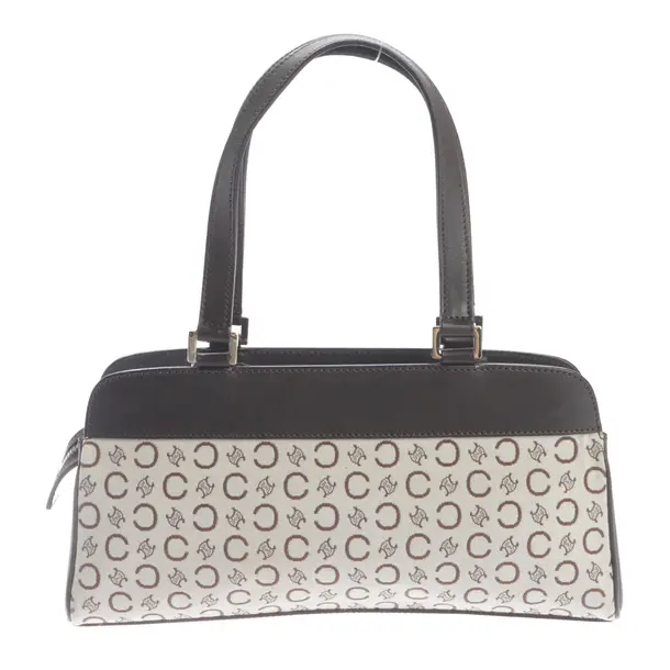 Handtasche, in Dunkelbraun, Baumwolle, Céline