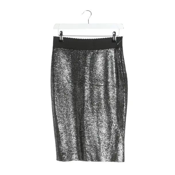 Skirt, in Silver, Acrylic, Boutique Moschino