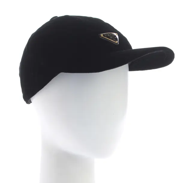 Cap in Black, Viscose, Prada