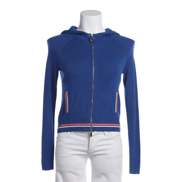 Sweatjacke in Blau, Viskose, Elisabetta Franchi