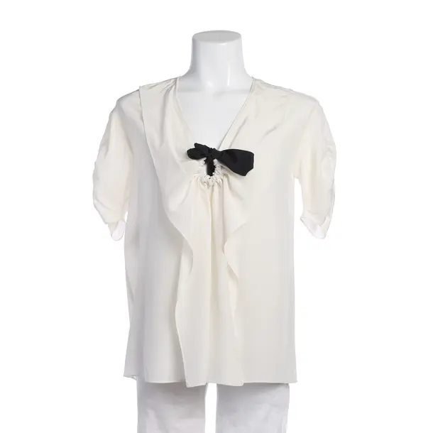 Blouse in White, Silk, Miu Miu