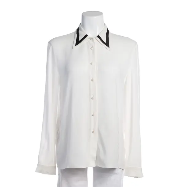 Bluse in Weiß, Viskose, Miu Miu