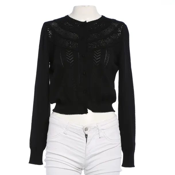 Strickjacke, in Schwarz, Wolle, Miu Miu