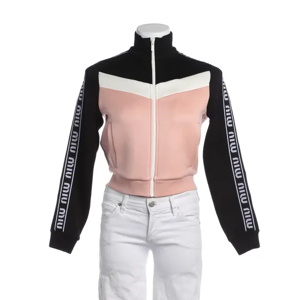 Sweatjacke in Mehrfarbig, Baumwolle, Miu Miu