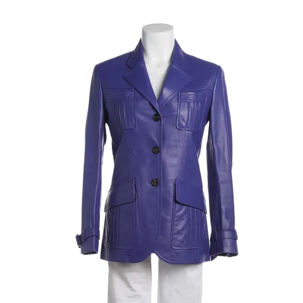 LeatherJacket in Purple, Leather, Prada
