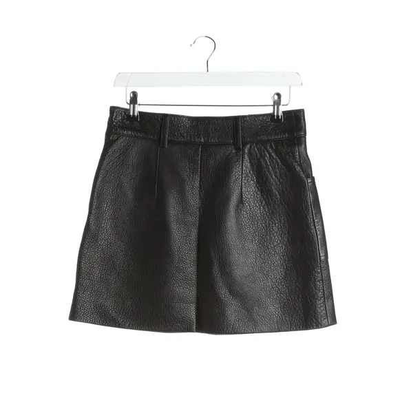 Rock in Braun, Leder, Prada