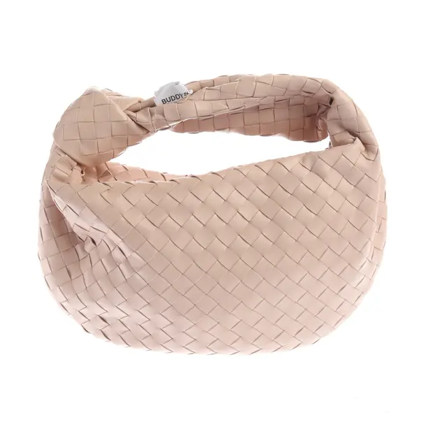 Shoulder Bag, in Light Pink, Leather, Bottega Veneta