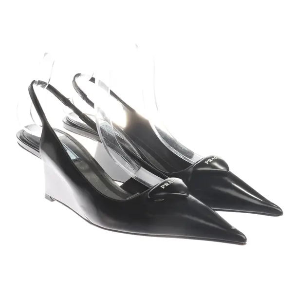 Wedges in Black, , Prada
