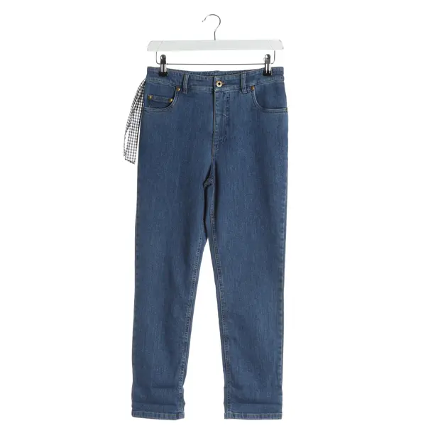 Slim Fit Jeans, in Blue, Cotton, Miu Miu