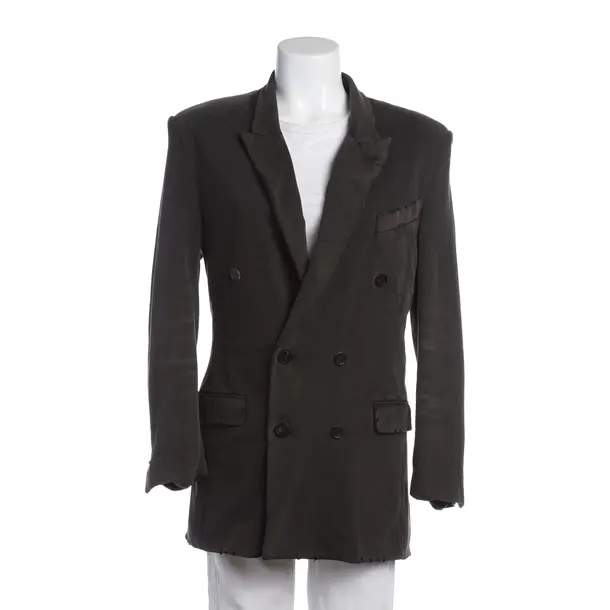 Blazer, in Dunkelbraun, Baumwolle, Balenciaga