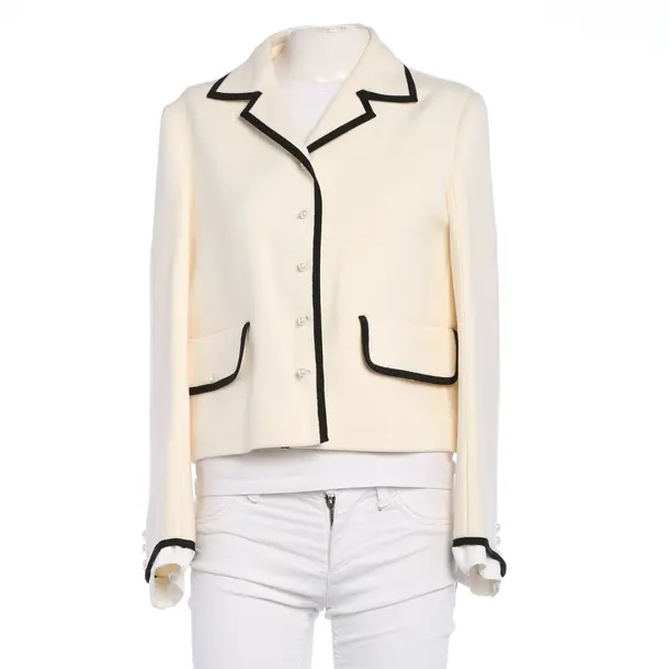 Blazer in White, Wool, Miu Miu