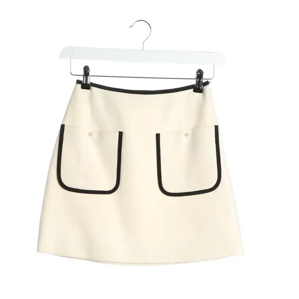 Skirt in White, Wool, Miu Miu