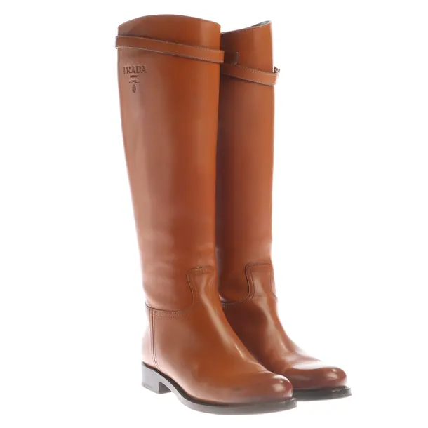Ankle Boots in Brown, , Prada