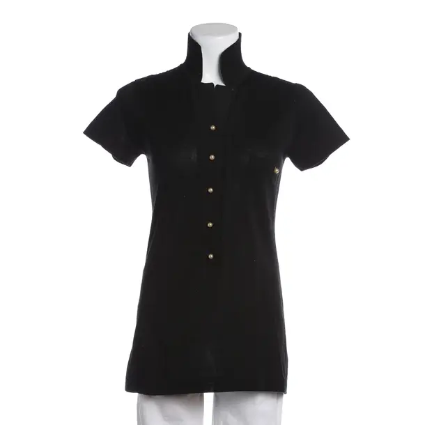 Poloshirt in Schwarz, Baumwolle, Chanel