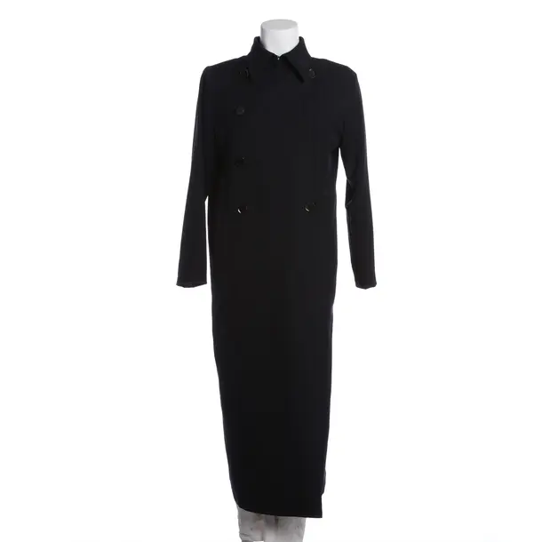 Mid-Season Coat in Blue, Wool, Yohji Yamamoto
