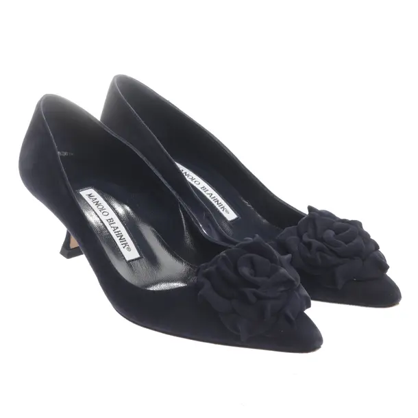 Pumps in Blue, , Manolo Blahnik