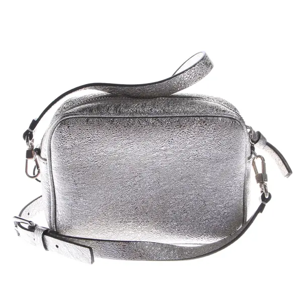 Abendtasche, in Silber, Leder, Fabiana Filippi